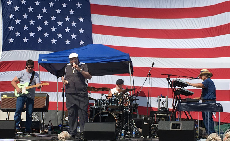 BIg Rick Soul Band at 2016 Greenwood, AR FreedomFest