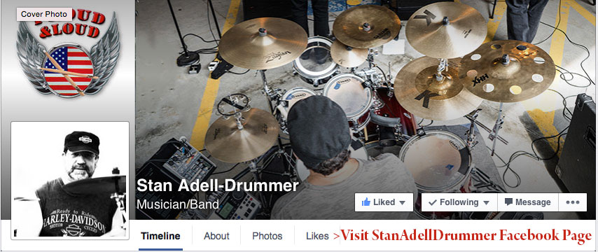 Visit Stan's Facebook Drummer Page